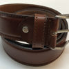Cintura in Cuoio Cucito 40 mm